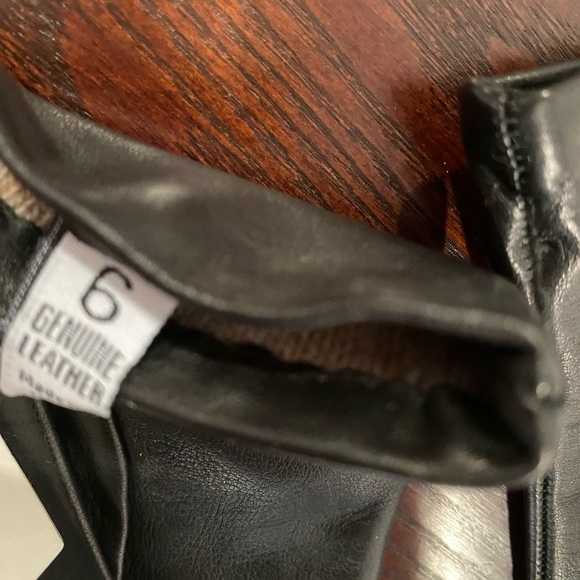 NWT Italian leather gloves with cashmere lining - Picture 4 of 9